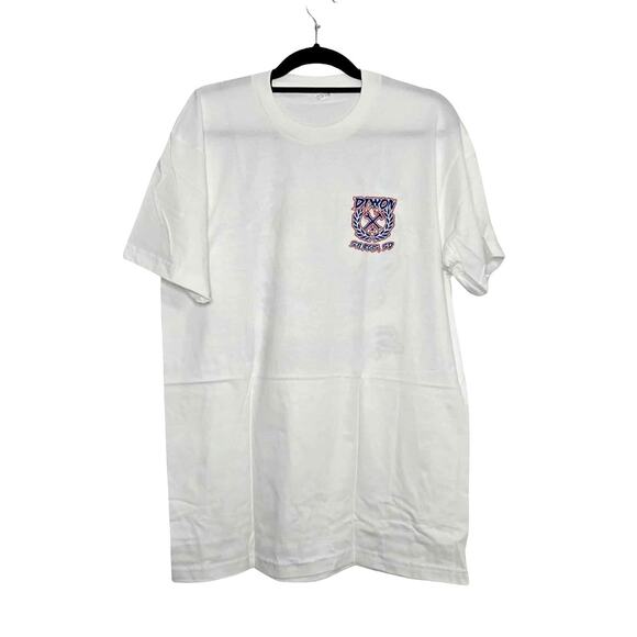 Dixxon Flannel Co. USA Sketchy Crest Crewneck T-shirt Size L NWT Sturgis - Picture 1 of 5